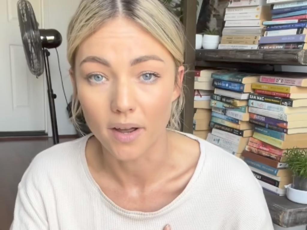 Frost deleted her social media following backlash from the video. Picture: samfrost/Instagram