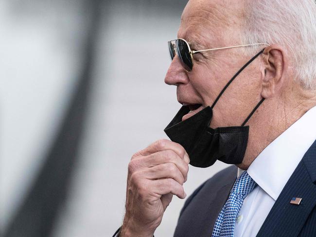 US President Joe Biden: “I’ll be getting my booster shot as soon as I can.” Picture: AFP