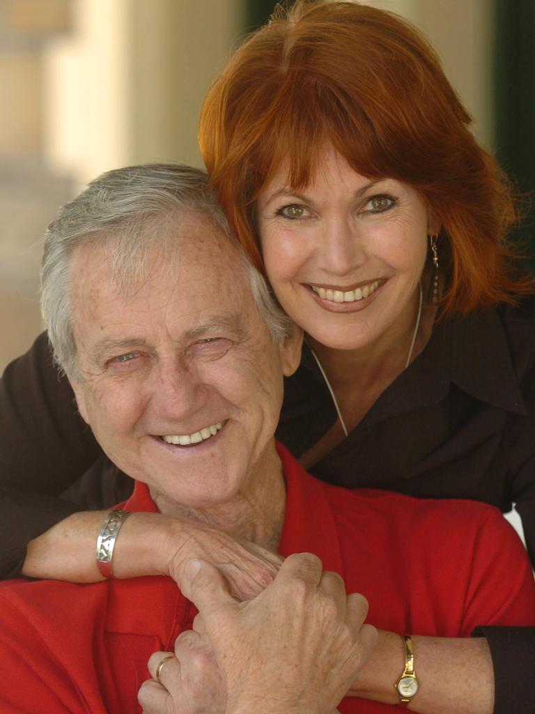 Roger Cardwell an his wife Sue in 2005. Picture: Tricia Watkinson