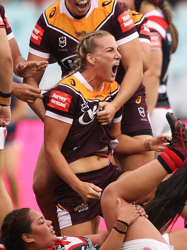 Broncos Ali Brigginshaw will be a target of Shaniah Power. Picture: Brett Costello