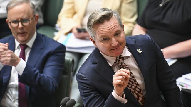 Chris Bowen during Question Time at Parliament House in Canberra. Picture: NCA NewsWire / Martin Ollman