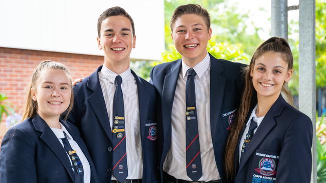 The Lakes College North Lakes student leaders from 2019 were among the big OP winners as the State’s top scores were revealed. Photo: Supplied