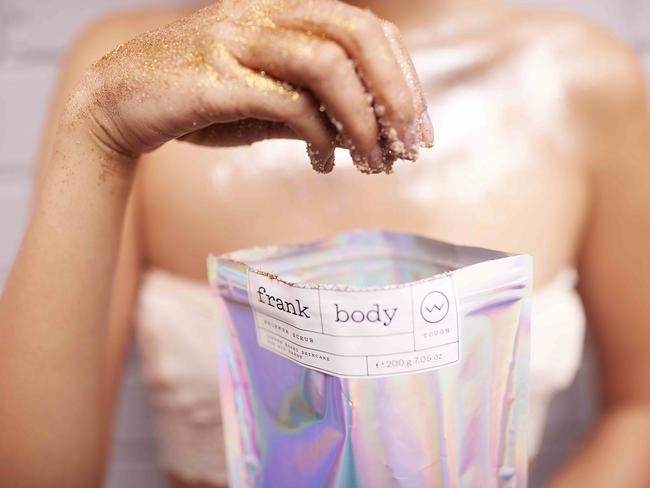 Frank Body Shimmer Scrub. Picture: Frank Body