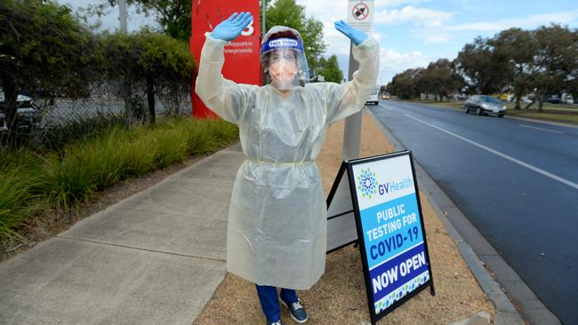 Its not over to Victorians to do the right thing and get tested. Picture: Andrew Henshaw