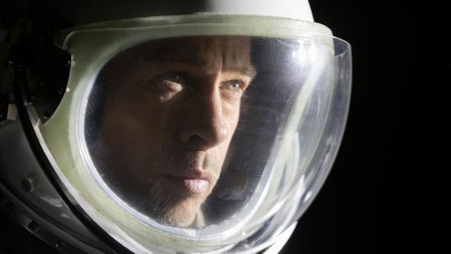 Brad Pitt in a scene from the movie Ad Astra. Supplied by Twentieth Century Fox.