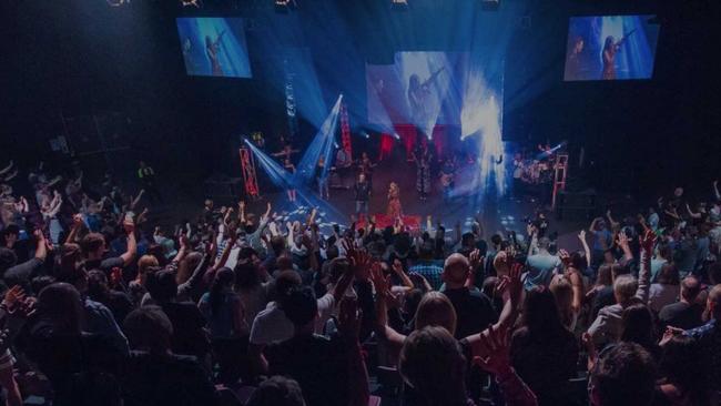 Worshippers at Metro Church, Southport.