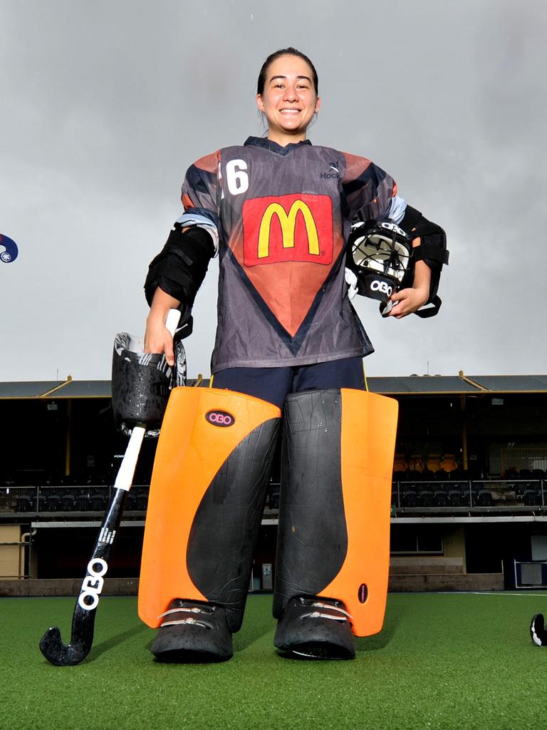 Goalkeeper Elizabeth Duguid in 2013. Picture: Supplied