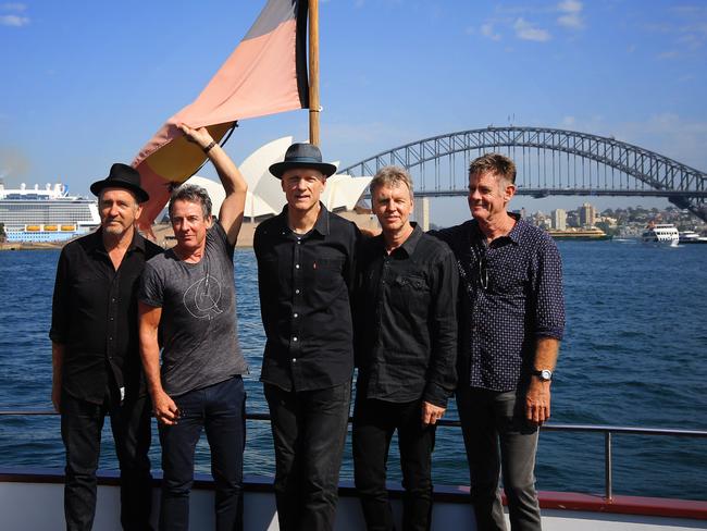 Midnight Oil will be touring Australia with their 'The Great Circle 2017' reunion tour. Picture: Jenny Evans