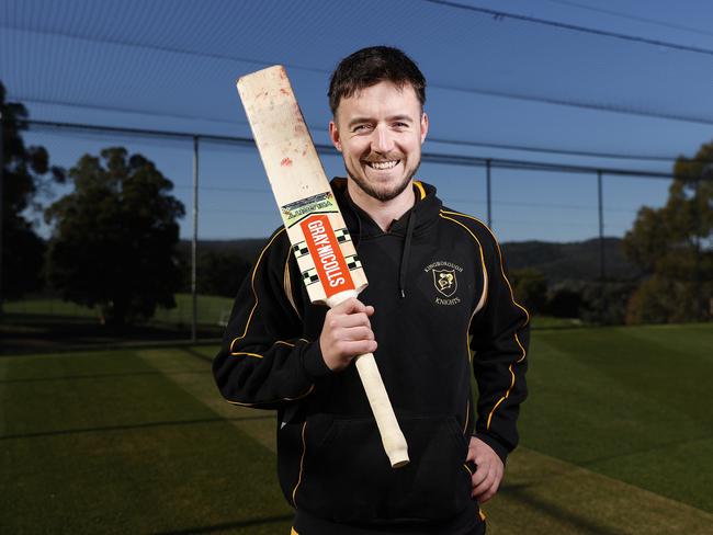 Kingborough Knights captain and CTPL Emerson Rodwell Medal winner, Trent Keep has been forced to sit out the whole cricket season due to ongoing concussion issues. Picture: Zak Simmonds