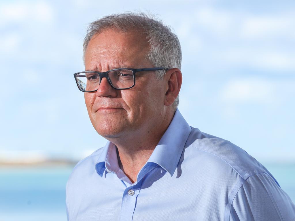 Prime Minister Scott Morrison has criticised China again. Picture: Glenn Campbell