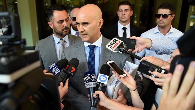 Scott's former lawyer Danny Eid took a hard line. Photo: AAP Image/Bianca De Marchi