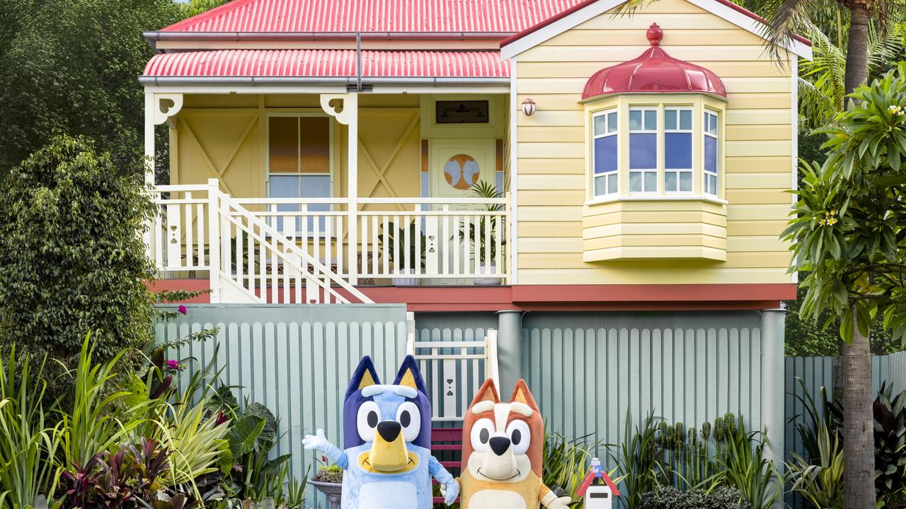 The iconic Heeler Family home from Bluey was listed on Airbnb before eventually selling at auction in 2022. Picture: Hannah Puechmarin