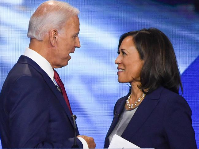 Joe Biden and Kamala Harris. Picture: AFP