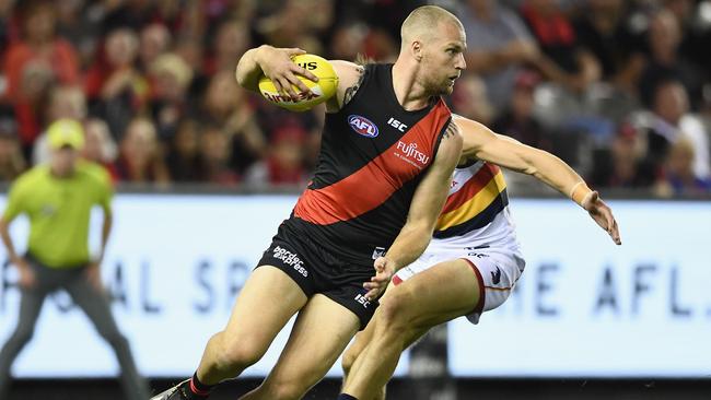 Jake Stringer in action during his Essendon debut. Picture: Getty Images