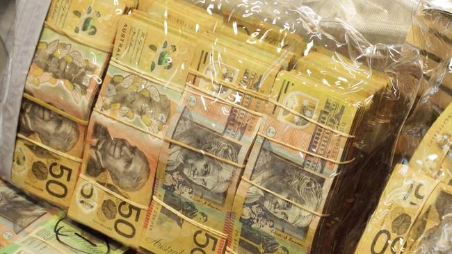 The court heard $500,000 cash was seized during a police operation targeting a Comanchero drug syndicate in Brisbane's bayside.