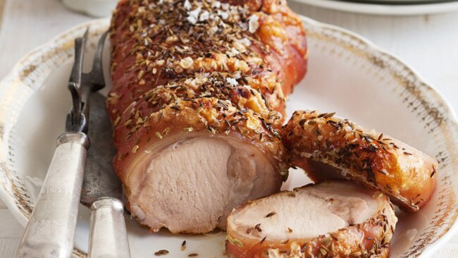 Recipe of the day: roast pork loin with cranberry, onion and balsamic ...