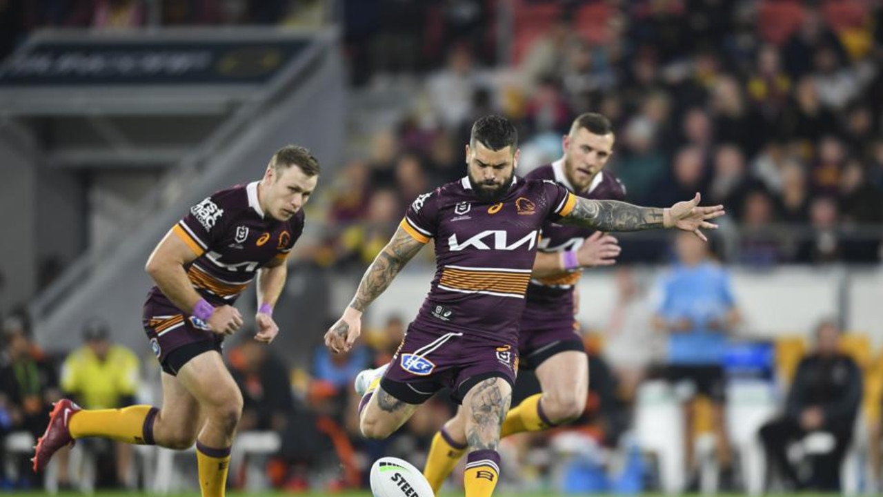 Adam Reynolds has been sent for scans after he suffered an ankle injury at Broncos training. Picture: NRL Imagery