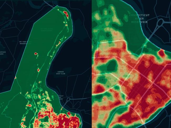 NatureQuant combines data and infrared technology to create vegetation heat maps to score how healthy a location is likely to be.