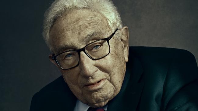 Henry Kissinger pictured at his home in Connecticut. Picture: Guerin Blask / The Sunday Times Magazine