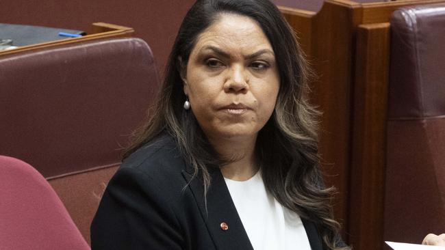 Senator Jacinta Nampijinpa Price said Prime Minister Anthony Albanese needed to take responsibility over the division caused by The Voice. Picture: NCA NewsWire/ Martin Ollman