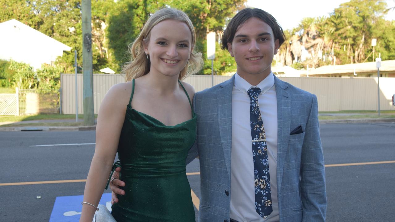 Alice Hughes and Rion Hughes at the Sunshine Coast Grammar School formal on November 17. Picture: Sam Turner