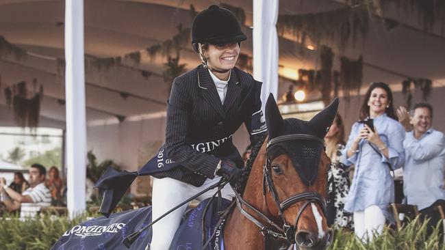 Edwina Tops-Alexander on Lintea Tequil at a series event earlier this year.