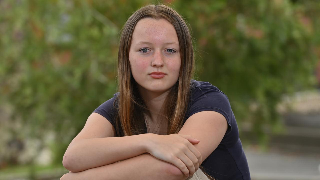 Abbey was convinced to give up vaping after a conversation with her school principal. Picture: Keryn Stevens