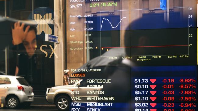 Markets are expected to remain volatile amid mounting tension between Russia and Ukraine and as investors await another busy week of earnings. Picture: Dan Himbrechts / AAP Image.