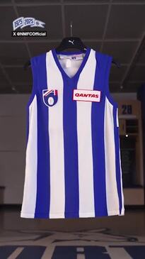 North Melbourne video celebrate new guernsey, but leave out Wayne Carey