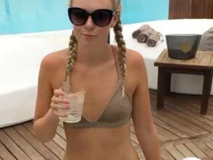 Alton Towers Smiler crash victim Leah Washington has shared a defiant bikini snap in Marbella. Picture: Instagram