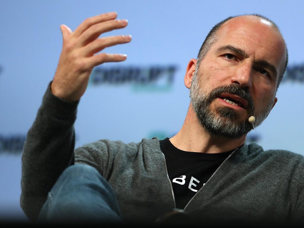 Uber CEO Dara Khosrowshahi shas been charged with cleaning up the multibillion-dollar company. Picture: Getty Images/AFP