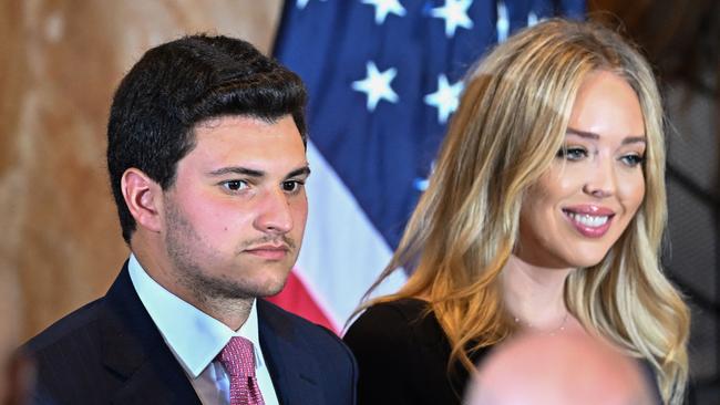 Tiffany Trump and her husband Michael Boulos. Picture: Chandan Khanna/AFP