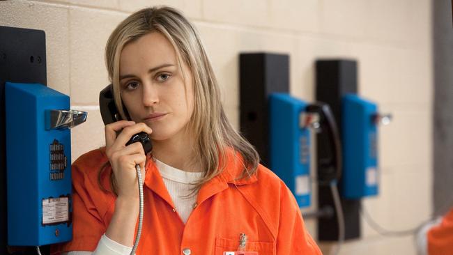 Taylor Schilling as Piper in <i>Orange Is The New Black</i> on Foxtel