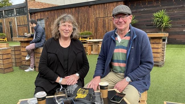 Wendy Hoyle and Paul Franks at the 2023 Mould Cheese Festival in Melbourne. Picture: Athos Sirianos.