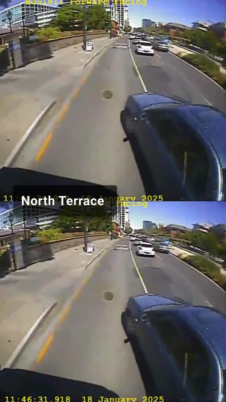 Shocking Adelaide bus crashes caught on camera