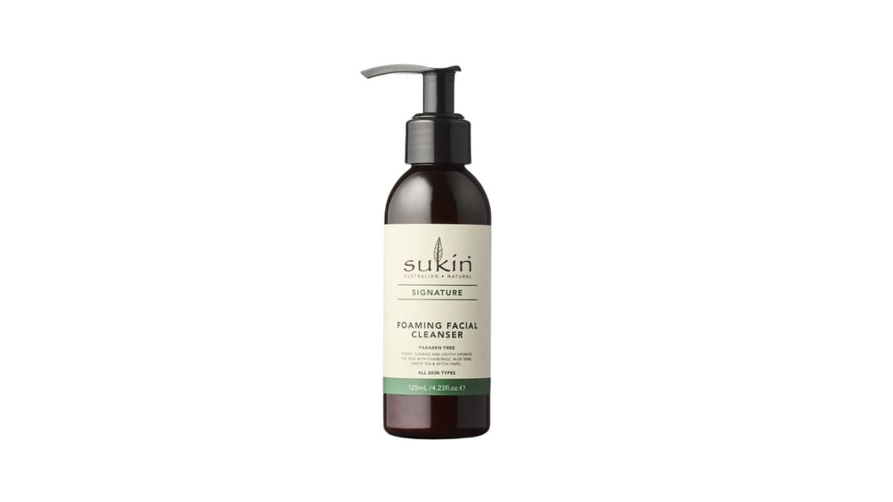 Sukin Signature Foaming Facial Cleanser Pump. Picture: Amazon Australia.