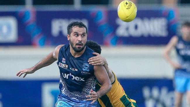 Jarrod Stokes showed his class for Darwin Buffaloes against PINT. Picture: Glenn Campbell