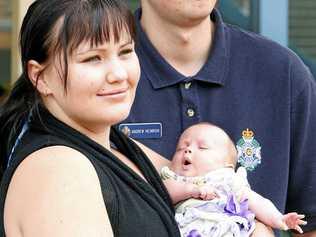 Jessie-May Sutton with her daughter Holly. Some six years after this photo, Holly died from a blood clot. Sutton was in prison at the time, serving a sentence for drugs and is behind bars again for drugs.