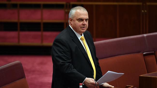 Senator Stirling Griff says ‘we would not vote for the bill in its current form’. Picture: Getty Images