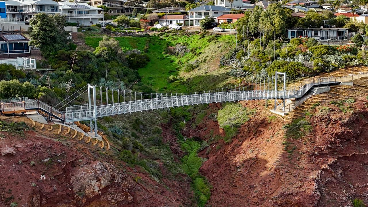 Hallett Cove Boardwalk Suspension Bridge Opening Announced | Herald Sun