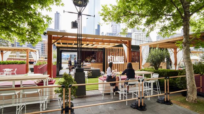 The Petanque Social pop-up at Crown Melbourne will be a destination for many this summer.