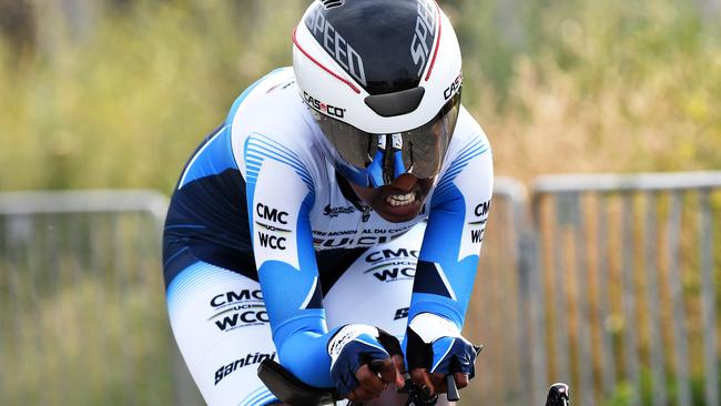 Desiet Kidane Tekeste of Eritrea is being remembered for her kindness on and off the bike. Photo by Mark Van Hecke/Getty Images.