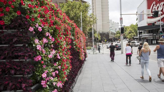 The Living Colour floral display at Kings Cross in 2015.