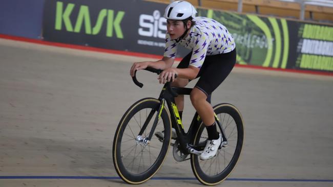 Maxx Nuspan is in good form heading into the state track titles after success in Adelaide last month. Picture: Gabe Nuspan.