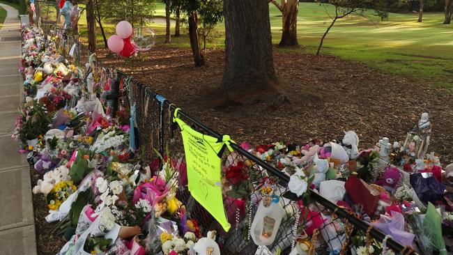 The Oatlands memorial for the four children. Picture: John Grainger