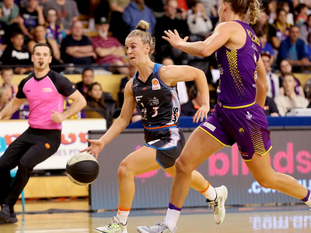 Townsville point guard Steph Reid had a big game in front of mentor Kerryn Mitchell, wife of SEM Phoenix coach Simon. Picture: Getty Images