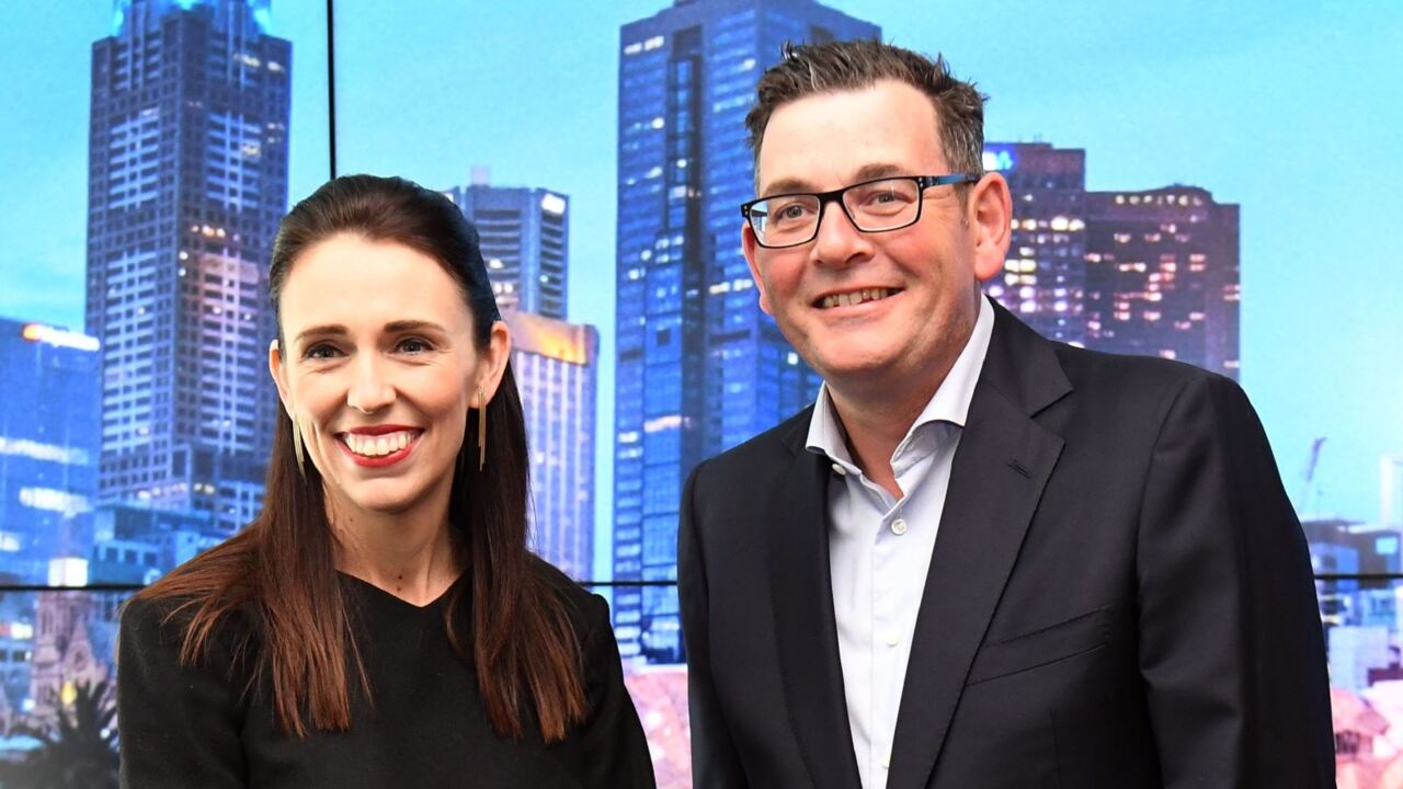 Jacinda Ardern meets Daniel Andrews during her visit for trade talks