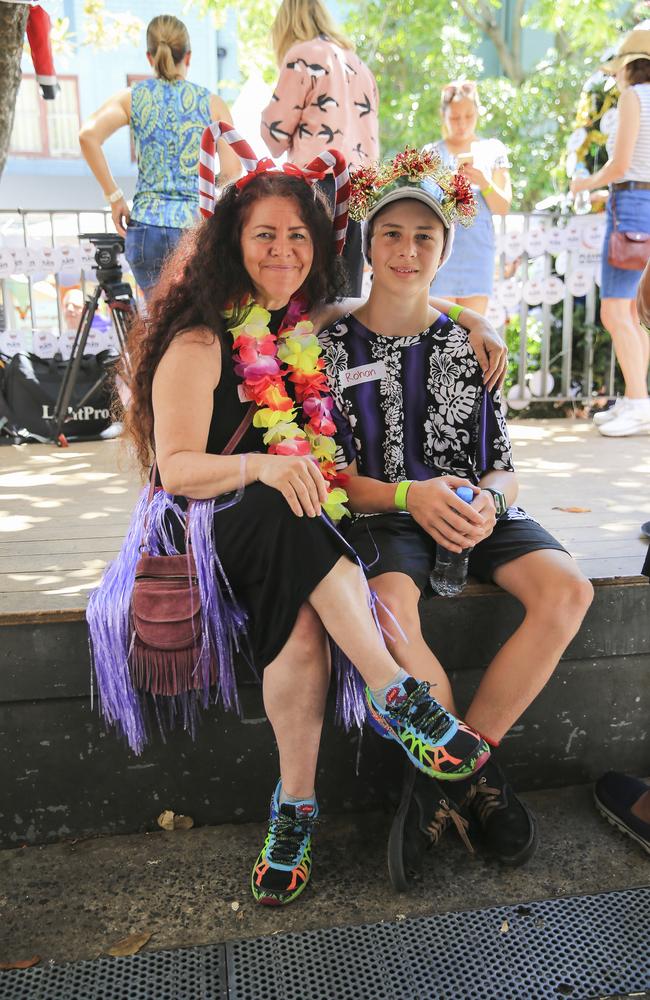 Nikki Lange and her son Rogan Lange. Picture: Dylan Robinson