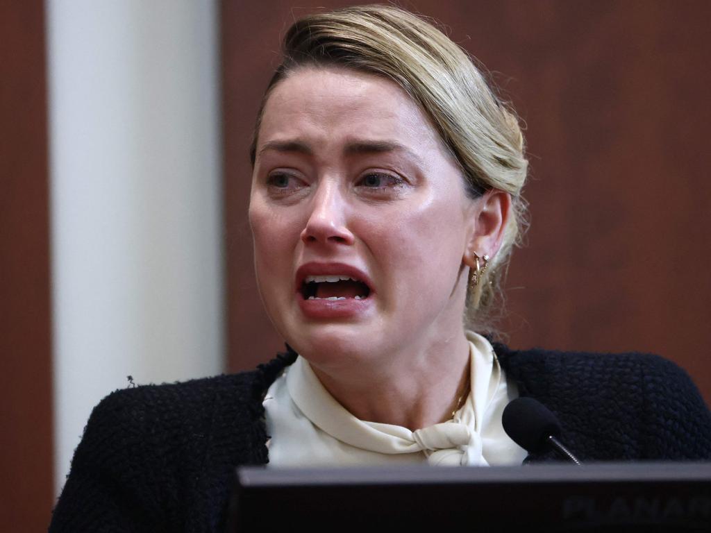 Amber Heard testified two weeks ago, before the trial went on a week-long break. She will be cross-examined this week. Picture: Jim Lo Scalzo/AFP
