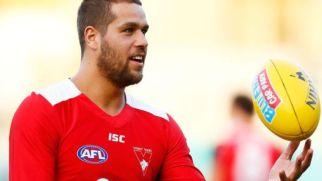 Lance Franklin faces his former team on Friday night.